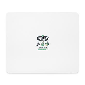 Vater wird 2026 geladen - Mousepad (Querformat) - Weiß - Vorne