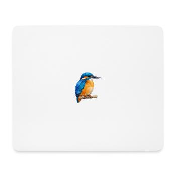 Königsfischer Farbenspiel - Mouse Pad (horizontal) - white - Front