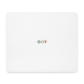 Boy Mom Minimalist Mom Shirt - Mouse Pad (horizontal) - white - Front