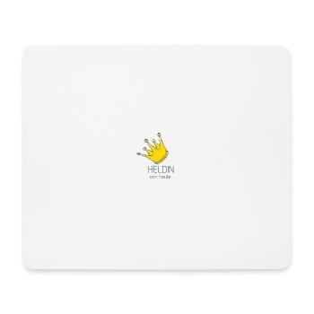 Heldin - Mousepad (Querformat) - Weiß - Vorne