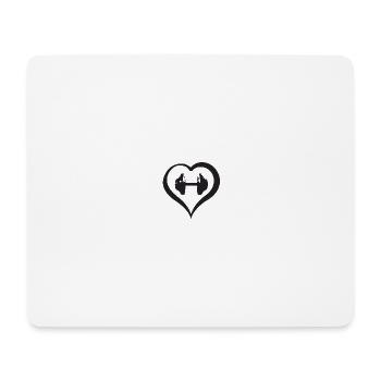 fitness - Mouse Pad (horizontal) - white - Front