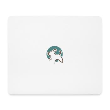 Hund - Mousepad (Querformat) - Weiß - Vorne