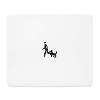 Hund - Mousepad (Querformat) - Weiß - Vorne