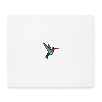 Vogel - Mousepad (Querformat) - Weiß - Vorne