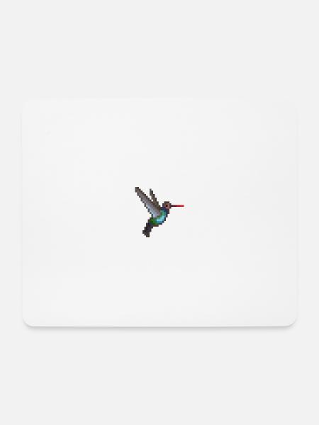 Vogel - Mousepad (Querformat) - Weiß
