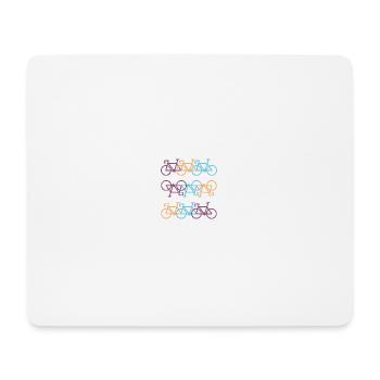 Fahrrad - Mousepad (Querformat) - Weiß - Vorne