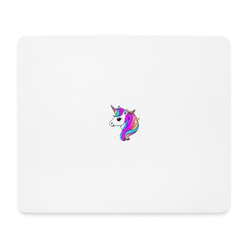 Einhorn - Mousepad (Querformat) - Weiß - Vorne