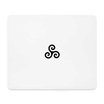 Derek Hale Triskelion Symbol Tattoo - Mousepad (Querformat) - Weiß - Vorne