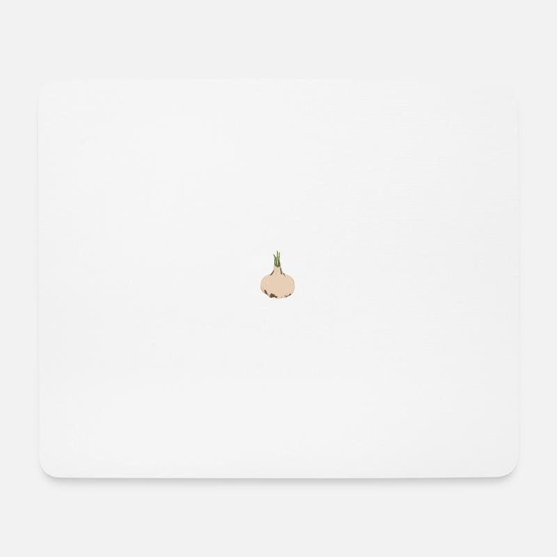 GARLIC - Mousepad (Querformat) - Weiß