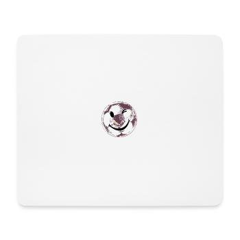 Sourire de football - Tapis de souris (format paysage) - blanc - Devant