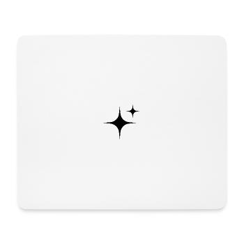 Étoiles - Tapis de souris (format paysage) - blanc - Devant