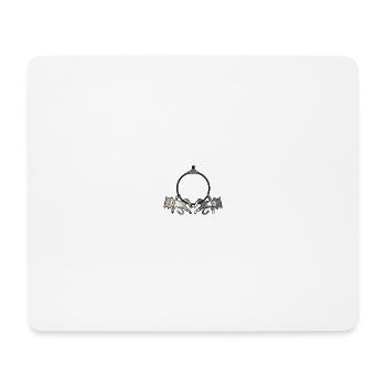 Chats mignons avec cerceau aérien - Tapis de souris (format paysage) - blanc - Devant