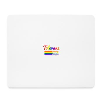 Toleranz - Mousepad (Querformat) - Weiß - Vorne