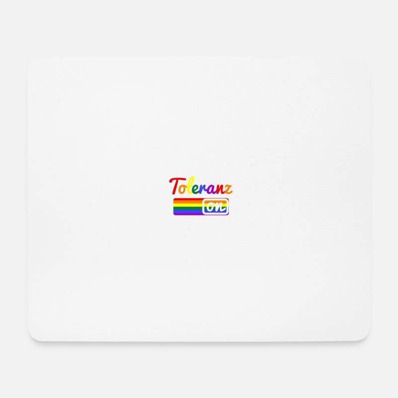 tolerance - Mouse Pad (horizontal) - white