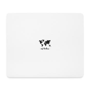 und Tschüss Karte - Mousepad (Querformat) - Weiß - Vorne