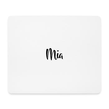 Name - Mia - Mousepad (Querformat) - Weiß - Vorne