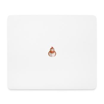 poule - Tapis de souris (format paysage) - blanc - Devant