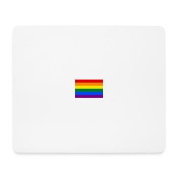 Arc-en-ciel - Tapis de souris (format paysage) - blanc - Devant