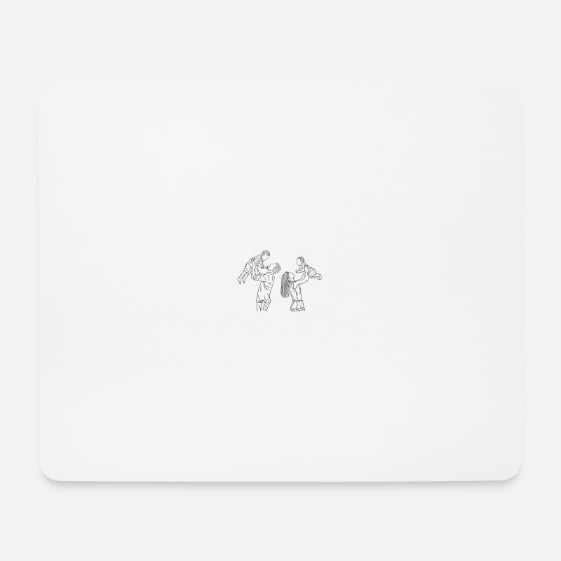Family - Mousepad (Querformat) - Weiß