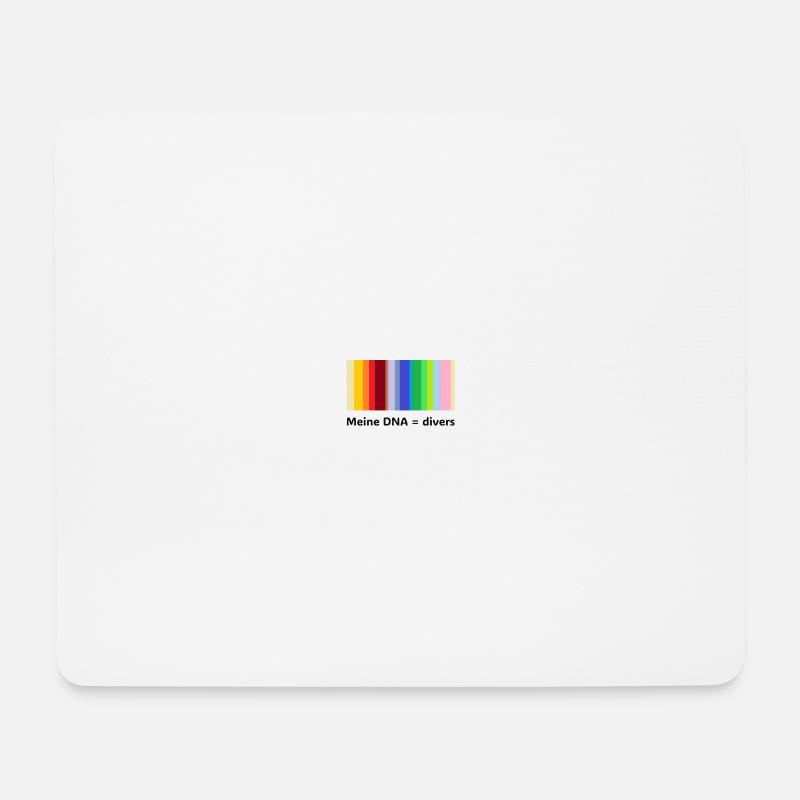 Meine DNA = divers - Mousepad (Querformat) - Weiß