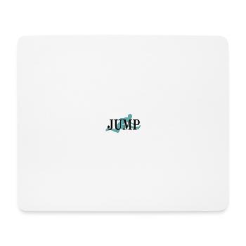 jump - Tapis de souris (format paysage) - blanc - Devant