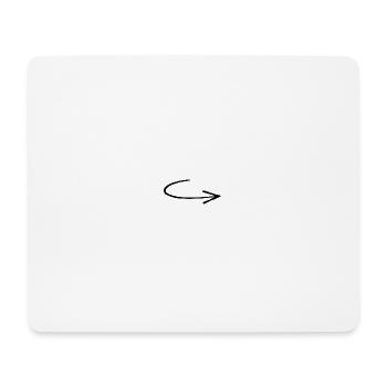 arrow - Mouse Pad (horizontal) - white - Front