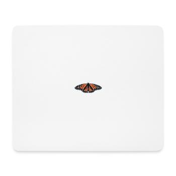Schmetterlinge: Der Monarchfalter - Mousepad (Querformat) - Weiß - Vorne