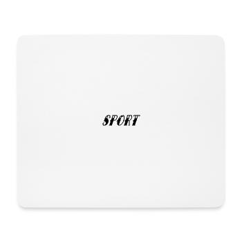 SPORT - Tapis de souris (format paysage) - blanc - Devant