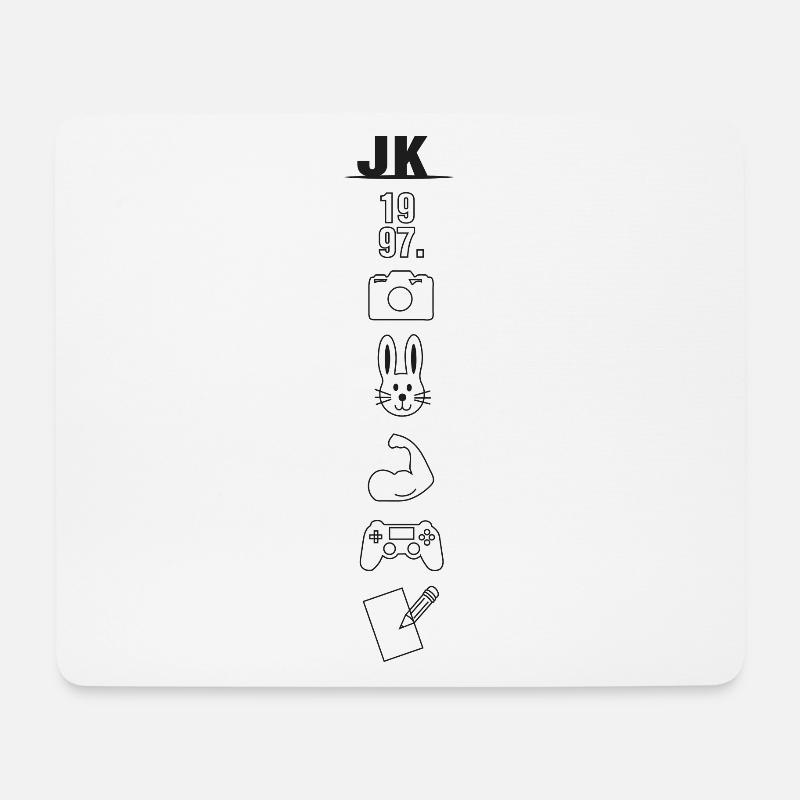 K-Pop - Mouse Pad (horizontal) - white