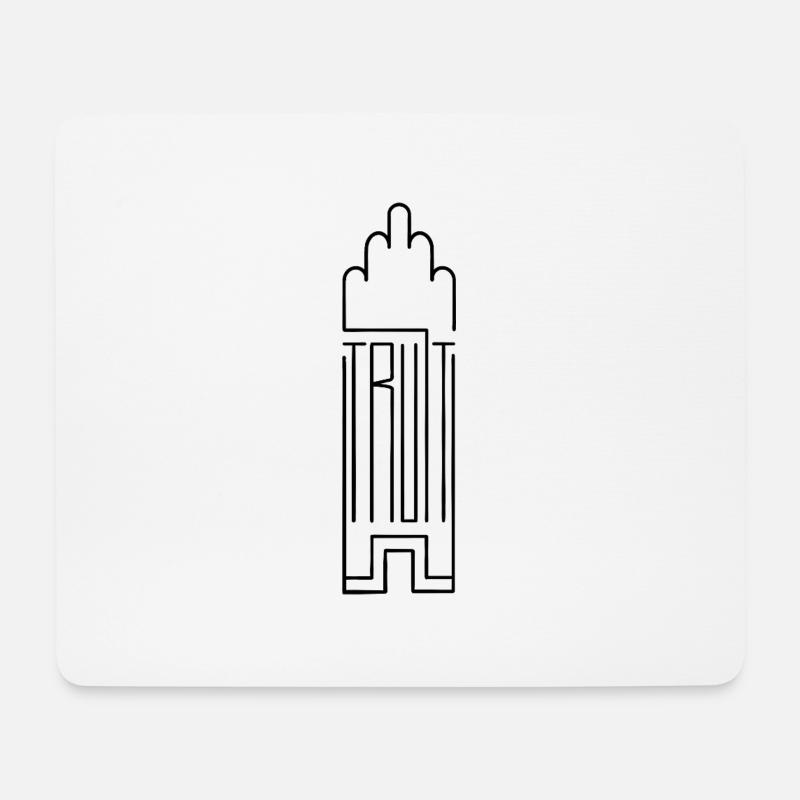 Trust in Tower - Mousepad (Querformat) - Weiß