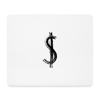 Dollar - Mousepad (Querformat) - Weiß - Vorne