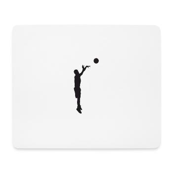 BASKET-BALL - Tapis de souris (format paysage) - blanc - Devant
