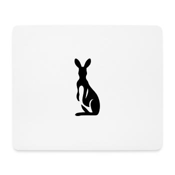 kangaroo - Mouse Pad (horizontal) - white - Front