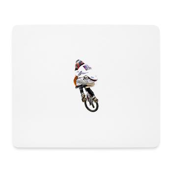 bmx - Tapis de souris (format paysage) - blanc - Devant