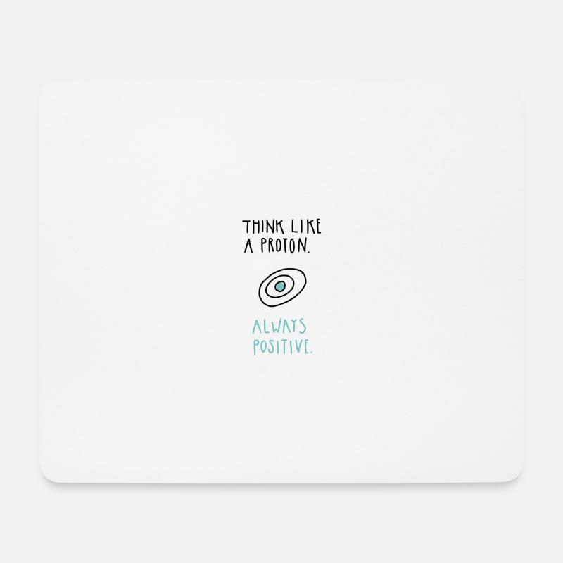 positive - Mouse Pad (horizontal) - white