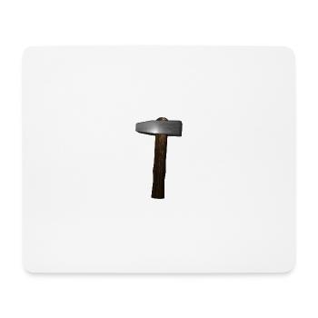 Hammer - Mousepad (Querformat) - Weiß - Vorne