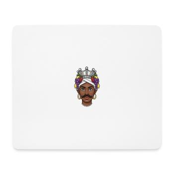 Sizilien Dunkelbrauner Mann Sizilien - Mousepad (Querformat) - Weiß - Vorne
