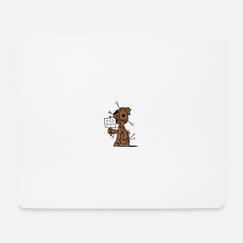 NeedHugs - Mousepad (Querformat) - Weiß