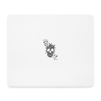 PiexSu - fichier traceur Butterflyskull - Tapis de souris (format paysage) - blanc - Devant