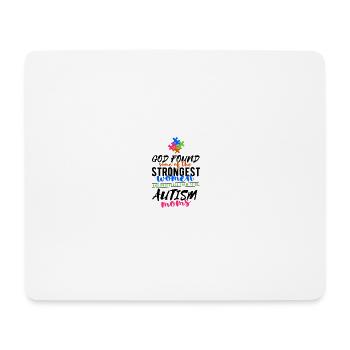 Autism Mom - Mouse Pad (horizontal) - white - Front