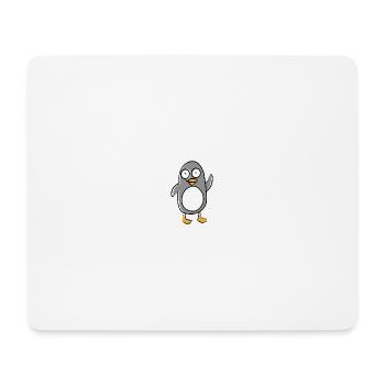 manchot - Tapis de souris (format paysage) - blanc - Devant