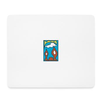 Royaume des merveilles - Tapis de souris (format paysage) - blanc - Devant