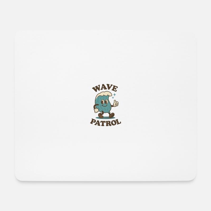 Wave Patrol - Mouse Pad (horizontal) - white