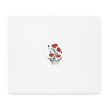 Matisse Inspired Poppies - Mouse Pad (horizontal) - white - Front