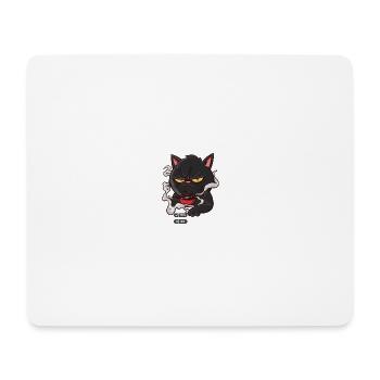 Confused funny cat - Mouse Pad (horizontal) - white - Front