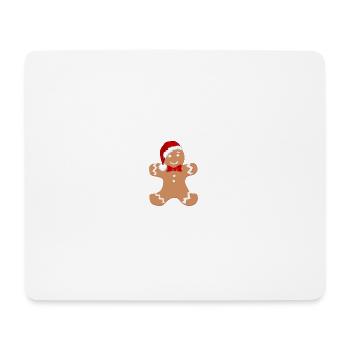 Festlicher Lebkuchenmann - Mousepad (Querformat) - Weiß - Vorne