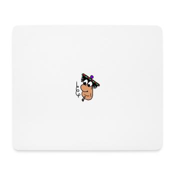 Ambiance hippie colorée - Tapis de souris (format paysage) - blanc - Devant