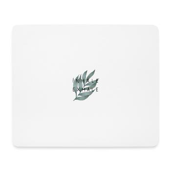 Julibel / Inhale Exhale Yoga - Mousepad (Querformat) - Weiß - Vorne