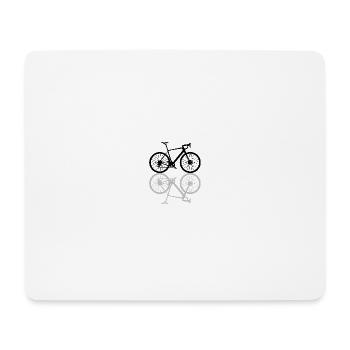 Gravel VTT Vélo Sport Loisirs Hobby Road Bike Bl - Tapis de souris (format paysage) - blanc - Devant