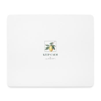 Keep Calm & Slow Down - Mouse Pad (horizontal) - white - Front